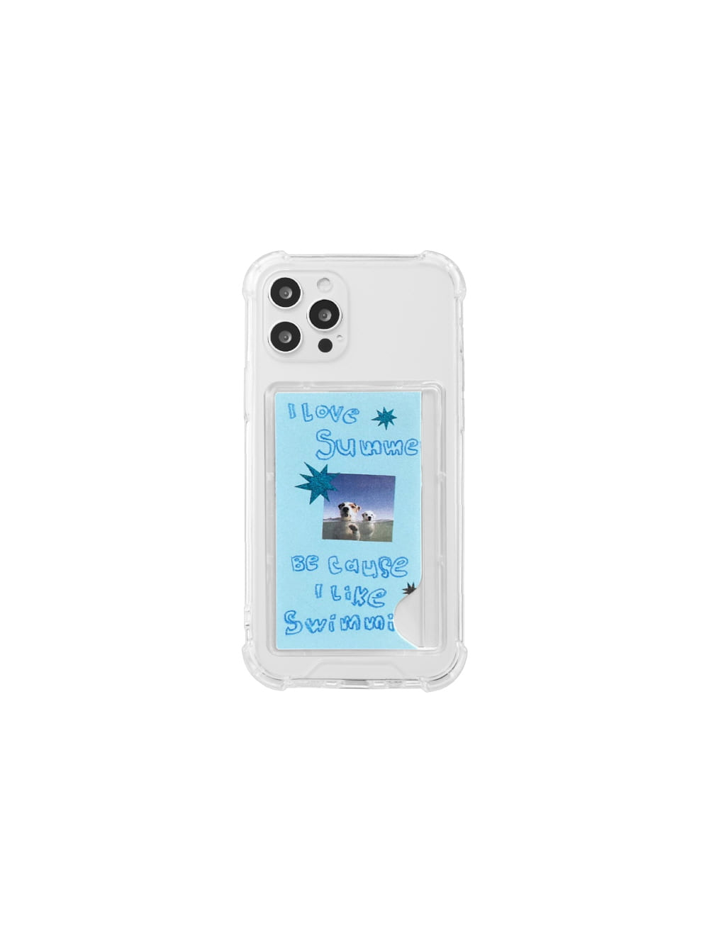 SWIMMING CARD CASE