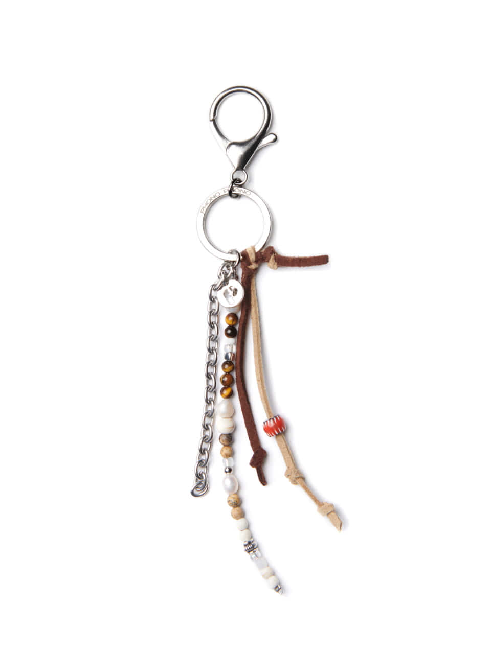 &quot;BROWN MIXED&quot; KEY RING